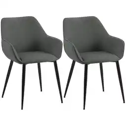 Netto Marken-Discount CLP 2er Set Esszimmerstuhl Luena Stoff Farbe:dunkelgrauMaterial:Stoff Angebot