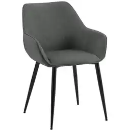 Netto Marken-Discount CLP Esszimmerstuhl Luena Stoff Farbe:dunkelgrauMaterial:Stoff Angebot