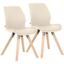 Netto Marken-Discount CLP 2er Set Stuhl Luna Kunstleder Farbe:cremeMaterial:Kunstleder Angebot