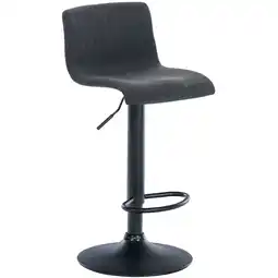 Netto Marken-Discount CLP Barhocker Hoover Stoff B Farbe:dunkelgrauMaterial Gestell:Metall matt schwarz Angebot