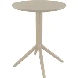 Netto Marken-Discount CLP Klapptisch Sky rund Farbe:taupeForm:rund Angebot