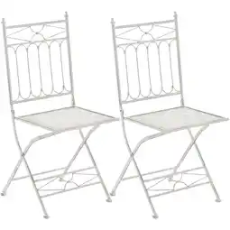 Netto Marken-Discount CLP 2er Set Klappstuhl Asina Farbe:antik weiß Angebot
