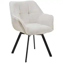 Netto Marken-Discount CLP Esszimmerstuhl Jordi Cord Farbe:creme Angebot