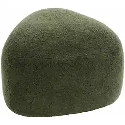 Netto Marken-Discount CLP Sitzhocker Alfrisa Teddy Farbe:dunkelgrün Angebot