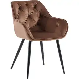 Netto Marken-Discount CLP Besucherstuhl Cassis Samt Farbe:braunMaterial:Samt Angebot