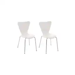 Netto Marken-Discount CLP 2er Set Besucherstuhl Calisto Farbe:weiß Angebot