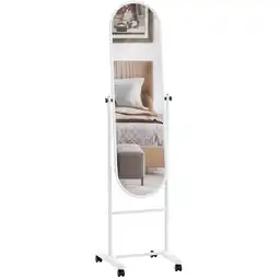 Netto Marken-Discount CLP Standspiegel Nane Oval Farbe:weiß Angebot