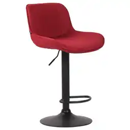 Netto Marken-Discount CLP Barhocker Lentini Stoff schwarz Farbe:rotGestell Farbe:schwarz Angebot