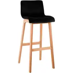 Netto Marken-Discount CLP Barhocker Hoover Samt Natura Farbe:schwarz Angebot