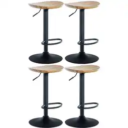 Netto Marken-Discount CLP 4er Set Barhocker Skelde Farbe:natur Angebot
