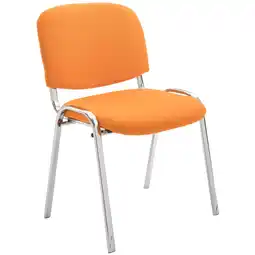 Netto Marken-Discount CLP Besucherstuhl Ken C Stoff Farbe:orange Angebot
