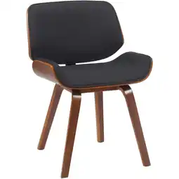 Netto Marken-Discount CLP Besucherstuhl Beverley Stoff Farbe:walnuss/schwarz Angebot