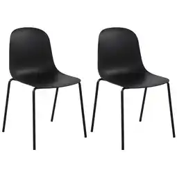 Netto Marken-Discount CLP 2er Set Stuhl Hardin Farbe:schwarz Angebot