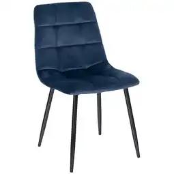 Netto Marken-Discount CLP Esszimmerstuhl Antibes Farbe:dunkelblau Angebot