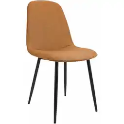 Netto Marken-Discount CLP Esszimmerstuhl Maryam Stoff Farbe:orangeMaterial:Stoff Angebot