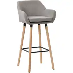 Netto Marken-Discount CLP Barhocker Grant Stoff Farbe:grau Angebot
