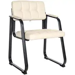 Netto Marken-Discount CLP Besucherstuhl Canada B Kunstleder Farbe:creme Angebot