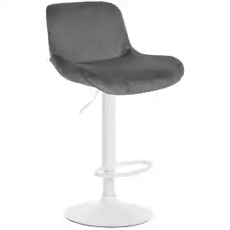 Netto Marken-Discount CLP Barhocker Solon Weiß Samt Farbe:dunkelgrauMaterial:Samt Angebot