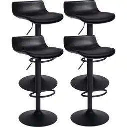 Netto Marken-Discount CLP 4er Set Barhocker Aveiro Kunstleder Farbe:schwarz Angebot