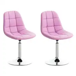 Netto Marken-Discount CLP 2er Set Stühle Emil Kunstleder Farbe:pink Angebot