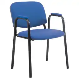 Netto Marken-Discount CLP Besucherstuhl Ken PRO Stoff Farbe:blau Angebot