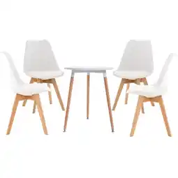 Netto Marken-Discount CLP Essgruppe Lamalie Farbe:weiß Angebot