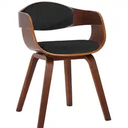 Netto Marken-Discount CLP Besucherstuhl Kingston Stoff Farbe:walnuss/schwarz Angebot