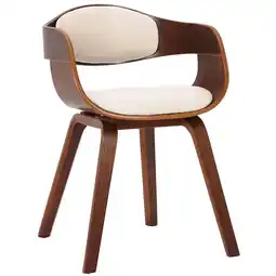 Netto Marken-Discount CLP Besucherstuhl Kingston Farbe:walnuss/creme Angebot