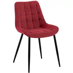 Netto Marken-Discount CLP Esszimmerstuhl Sardna Cord Farbe:bordeauxrot Angebot