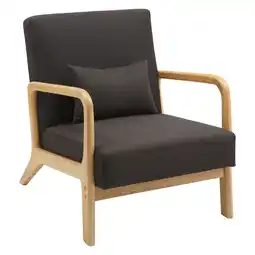 Netto Marken-Discount CLP Sessel Hibbing Stoff Farbe:braun Angebot