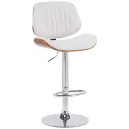 Netto Marken-Discount CLP Barhocker Clawson Stoff chrom Farbe:walnuss/cremeGestell Farbe:chrom Angebot