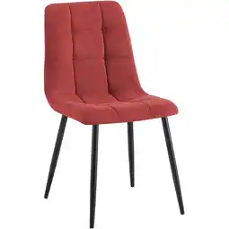 Netto Marken-Discount CLP Esszimmerstuhl Antibes Cord Farbe:bordeauxrot Angebot