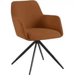 Netto Marken-Discount CLP Esszimmerstuhl Olema Cord Farbe:orange Angebot