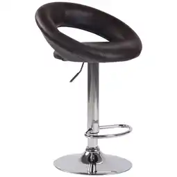 Netto Marken-Discount CLP Barhocker Olinda Kunstleder chrom Farbe:braunGestell Farbe:chrom Angebot