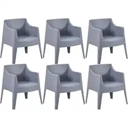 Netto Marken-Discount CLP 6er Set Stühle Bartal Farbe:grau Angebot