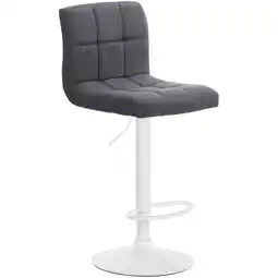 Netto Marken-Discount CLP Barhocker Calma Stoff weiß Farbe:hellgrauGestell Farbe:weiß Angebot