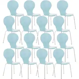 Netto Marken-Discount CLP 16er Set Besucherstuhl Diego Farbe:hellblau Angebot