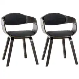 Netto Marken-Discount CLP 2er Set Stühle Kingston Stoff Farbe:grau/dunkelgrauGestell Farbe:grau Angebot