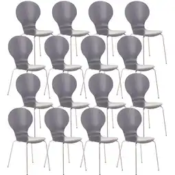 Netto Marken-Discount CLP 16er Set Besucherstuhl Diego Farbe:grau Angebot