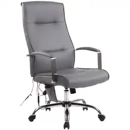 Netto Marken-Discount CLP Bürostuhl Portland Kunstleder mit Massagefunktion Farbe:grauMaterial:Kunstleder Angebot