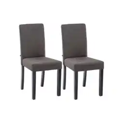 Netto Marken-Discount CLP 2er Set Esszimmerstuhl Ina Stoff schwarz Farbe:dunkelgrauGestell Farbe:schwarz Angebot
