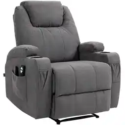 Netto Marken-Discount CLP Sessel Hepler mit Massagefunktion Stoff Farbe:grauMaterial:Stoff Angebot