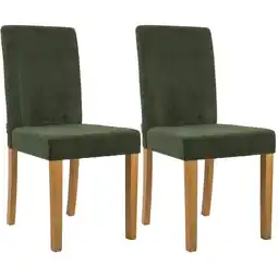 Netto Marken-Discount CLP 2er Set Esszimmerstuhl Ina Cord antik hell Farbe:grünGestell Farbe:antik-hell Angebot