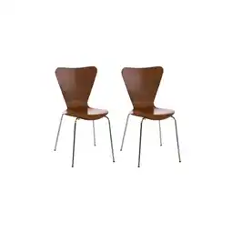 Netto Marken-Discount CLP 2er Set Besucherstuhl Calisto Farbe:braun Angebot