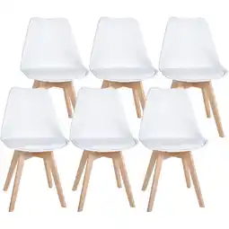 Netto Marken-Discount CLP 6er Set Esszimmerstuhl Ramsey Farbe:weiß Angebot