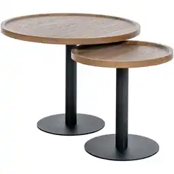 Netto Marken-Discount CLP Beistelltisch-Set Aspen Farbe:braun Angebot