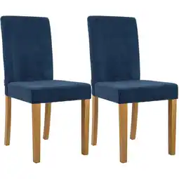 Netto Marken-Discount CLP 2er Set Esszimmerstuhl Ina Cord antik hell Farbe:blauGestell Farbe:antik-hell Angebot