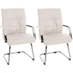 Netto Marken-Discount CLP 2er Set Besucherstühle Sievert Farbe:creme Angebot