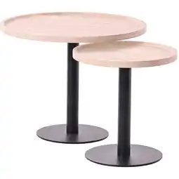 Netto Marken-Discount CLP Beistelltisch-Set Aspen Farbe:eiche Angebot