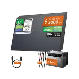 Netto Marken-Discount SOLARWAY Balkonkraftwerk 3000 Watt Anker SOLIX Solarbank 4 Pro Angebot